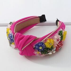 Rhinestone Flower Headband